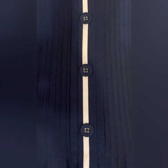 Eva Mendes for New York & Company Navy and White Midi Dress - Picture 11 of 13